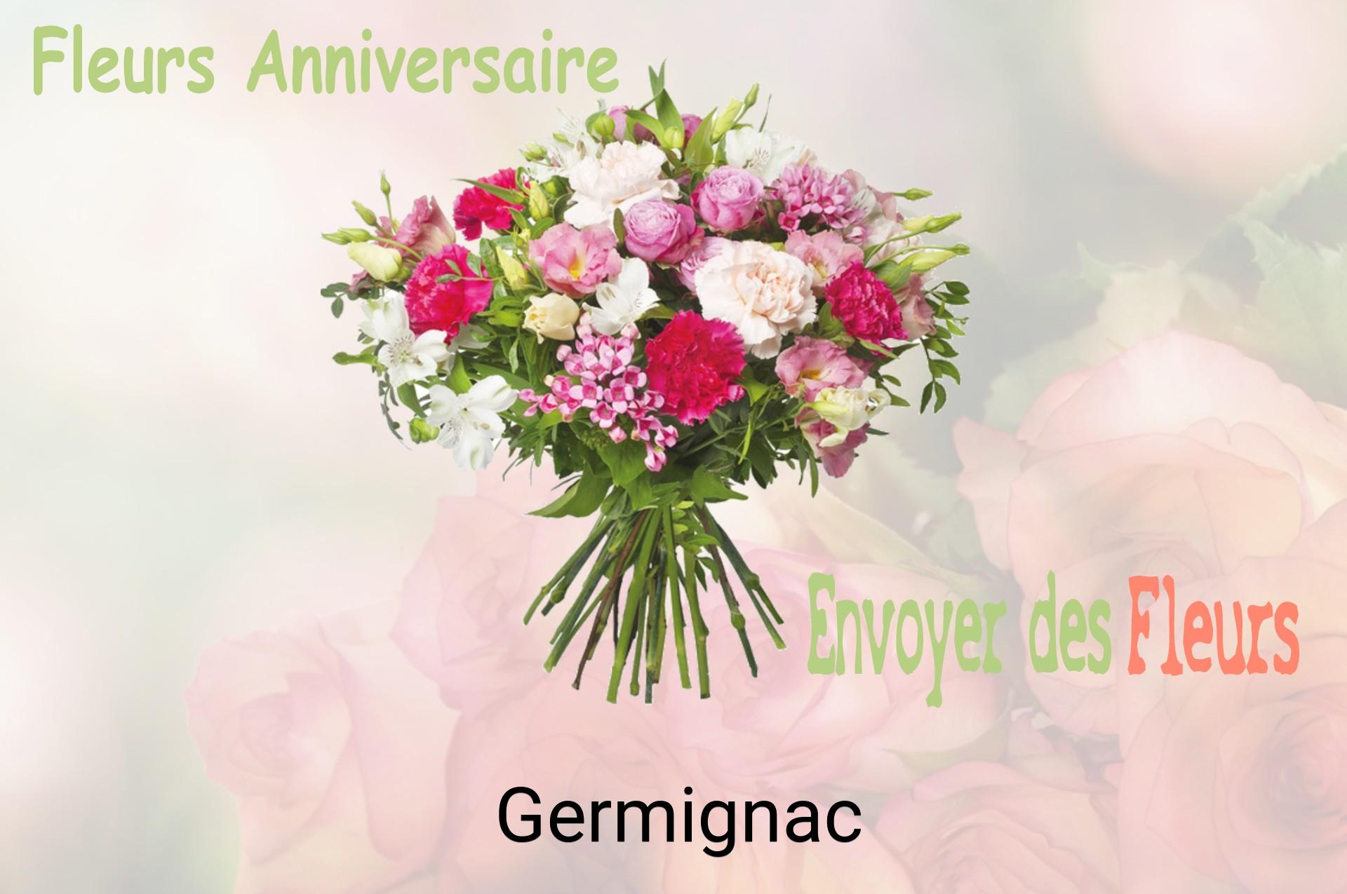 Bouquet de fleurs d’anniversaire livré à Germignac