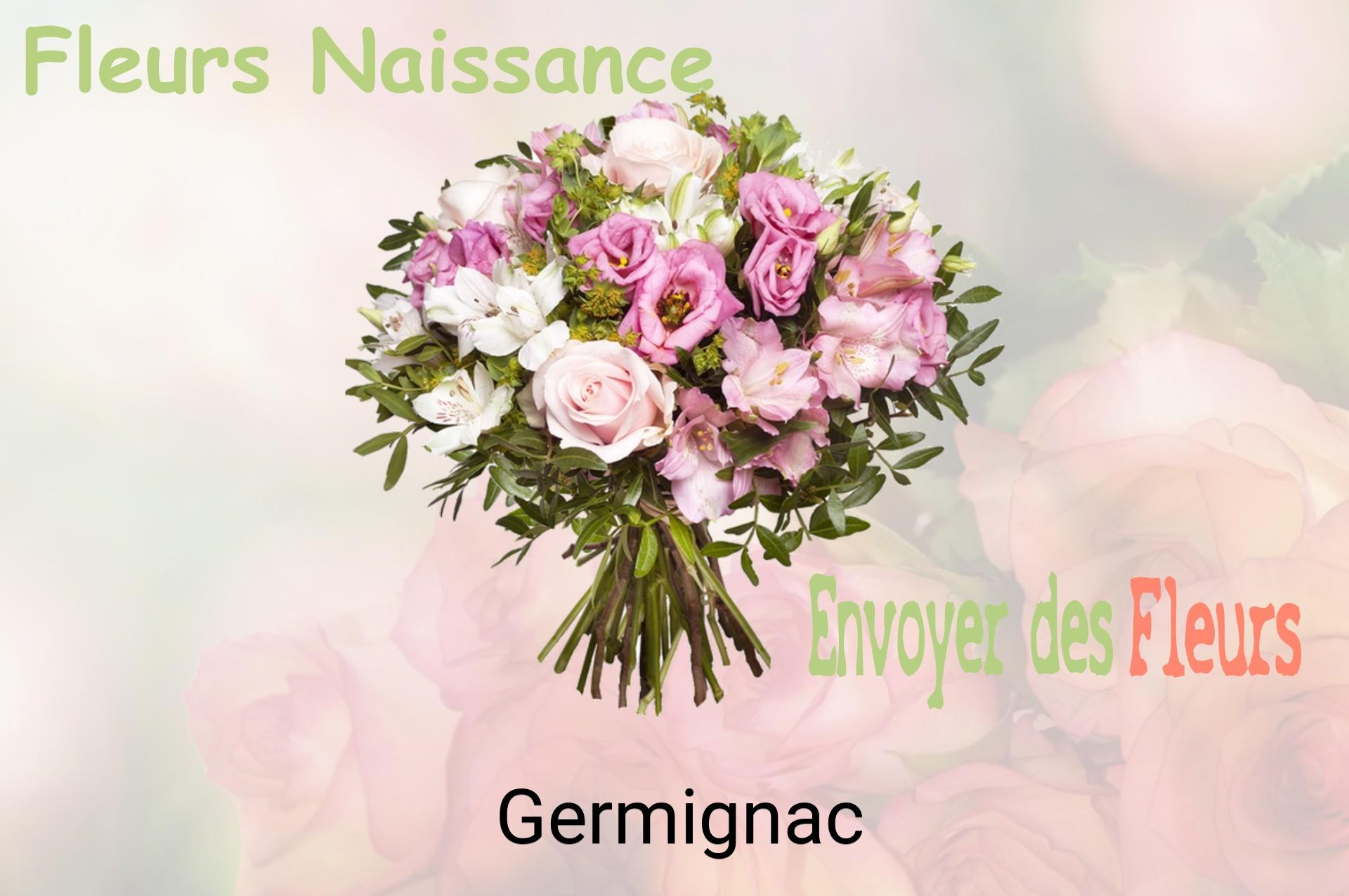 Bouquet de fleurs de naissance livré à Germignac
